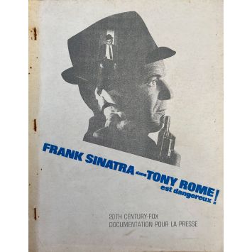 TONY ROME EST DANGEREUX Dossier de presse 32p - 20x25 cm. - 1967 - Franck Sinatra, Gordon Douglas