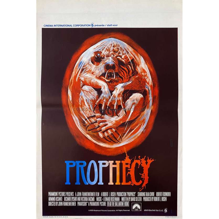 PROPHECY affiche de film- 35x55 cm. - 1979 - Talia Shire, John Frankenheimer
