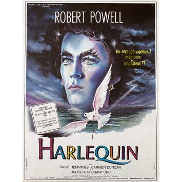 HARLEQUIN Movie Poster- 15x21 in. - 1980 - Simon Wincer, Robert Powell