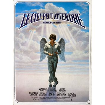 LE CIEL PEUT ATTENDRE affiche de film- 40x54 cm. - 1978 - Julie Christie, Warren Beatty