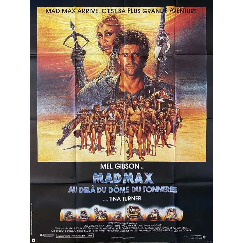 MAD MAX BEYOND THUNDERDOME Movie Poster- 47x63 in. - 1985 - George Miller, Mel Gibson, Tina Turner