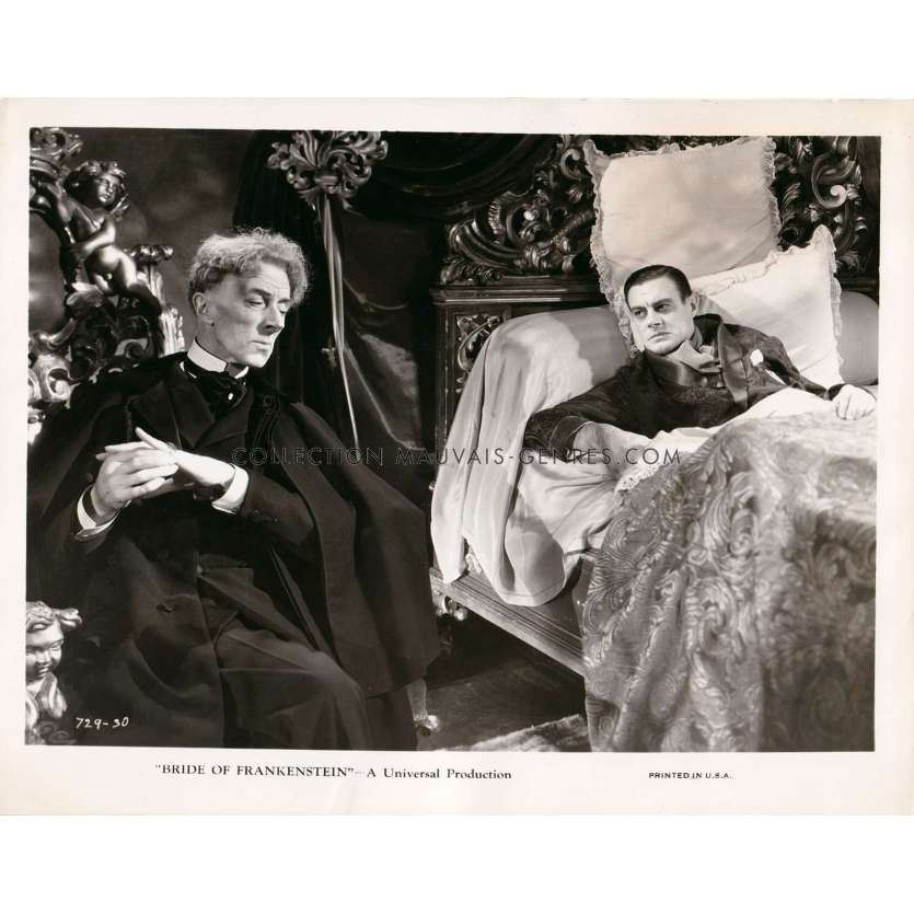 LA FIANCEE DE FRANKENSTEIN Photo de presse 729-30 - 20x25 cm. - 1935 - Boris Karloff, James Whale
