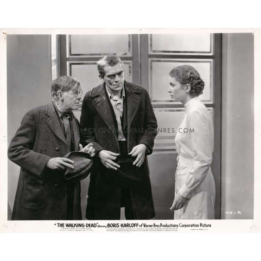 THE WALKING DEAD Movie Still WD-91 - 8x10 in. - 1936 - Michael Curtiz, Boris Karloff