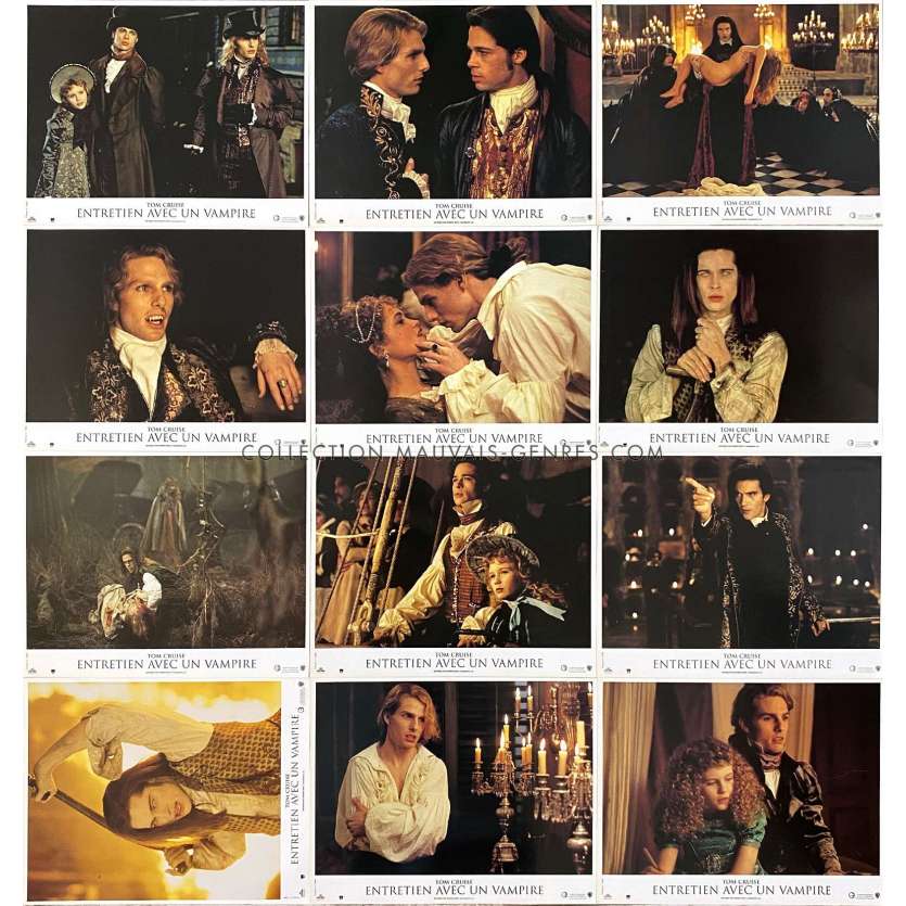 INTERVIEW WITH THE VAMPIRE Lobby Cards x12 - 9x12 in. - 1994 - Neil Jordan, Tom Cruise