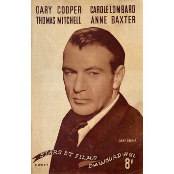 STARS ET FILMS D'AUJOURD'HUI Magazine 16 pages - 18x24 cm. - 1945 - Gary Cooper, Carole Lombard STARS ET FILMS D'AUJOURD'HUI Magazine 16 pages - 18x24 cm. - 1945 - Gary Cooper, Carole Lombard