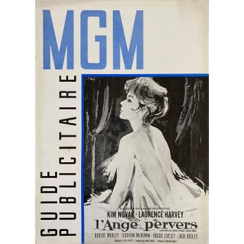 L'ANGE PERVERS Dossier de presse 16 pages - 21x30 cm. - 1964 - Kim Novak, Ken Hughes