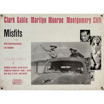 THE MISFISTS Lobby Card N05 - 14x18 in. - 1961 - John Huston, Marilyn Monroe