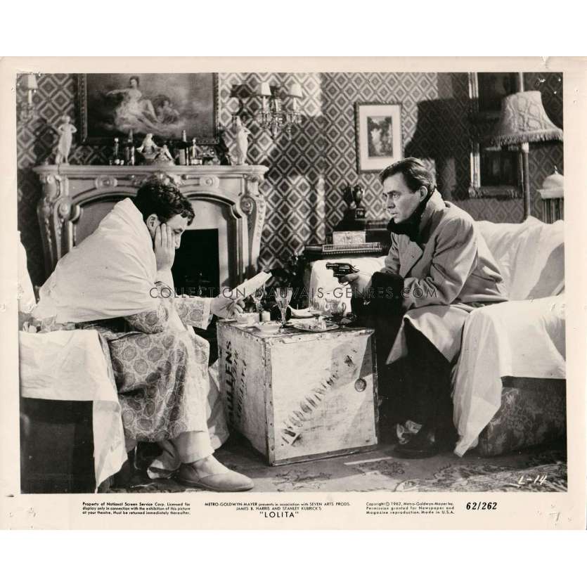 LOLITA Photo de presse L-14 - 20x25 cm. - 1962 - James Mason, Stanley Kubrick