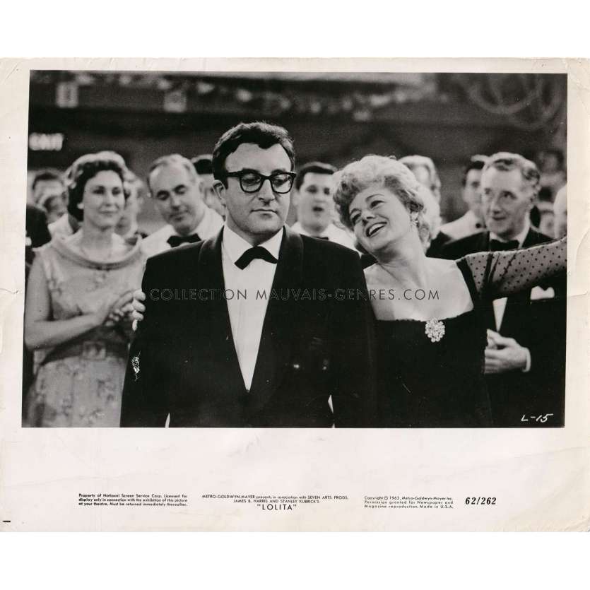 LOLITA Photo de presse L-15 - 20x25 cm. - 1962 - James Mason, Stanley Kubrick