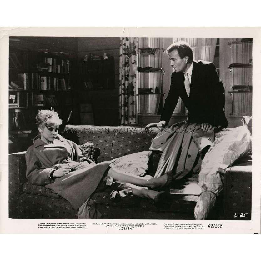 LOLITA Photo de presse L-25 - 20x25 cm. - 1962 - James Mason, Stanley Kubrick