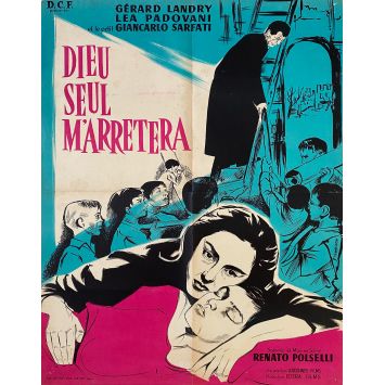 DIEU SEUL M'ARRETERA Affiche de film- 60x80 cm. - 1957 - Gérard Landry, Renato Polselli
