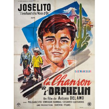LA CHANSON DE L'ORPHELIN Affiche de film- 120x160 cm. - 1960 - Joselito, René Cardona