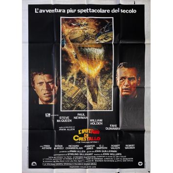 LA TOUR INFERNALE Affiche de film- 100x140 cm. - 1974 - Steve McQueen, John Guillermin