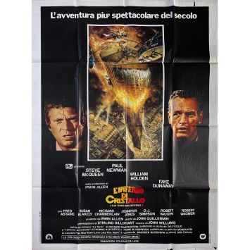 THE TOWERING INFERNO Movie Poster- 39x55 in. - 1974 - John Guillermin, Steve McQueen