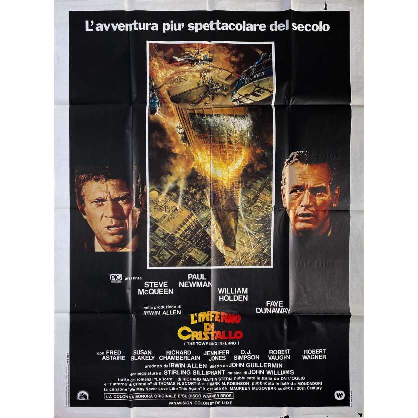 LA TOUR INFERNALE Affiche de film- 100x140 cm. - 1974 - Steve McQueen, John Guillermin