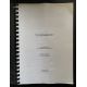 COUSIN BETTE Movie Script 102p - 9x12 in. - 1998 - Des McAnuff, Jessica Lange, Elisabeth Shue