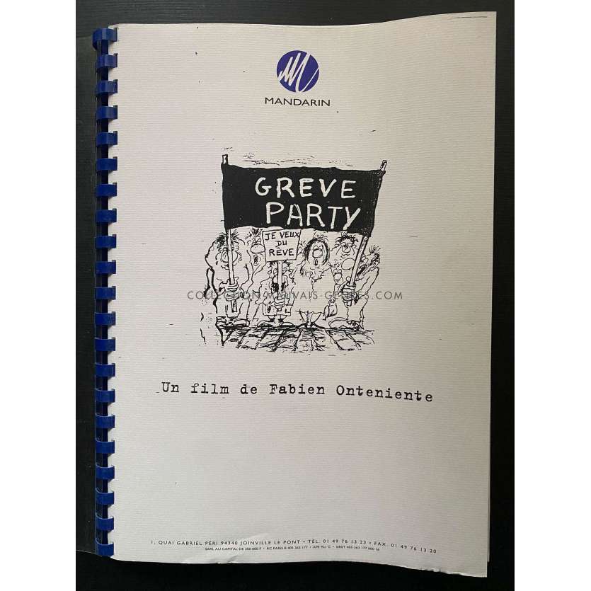GREVE PARTY Movie Script 118p - 9x12 in. - 1998 - Fabien Onteniente, Daniel Russo