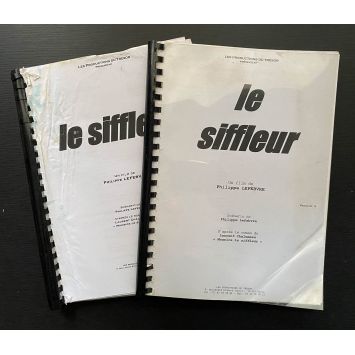 LE SIFFLEUR Lot de Scénarios 120p - 21x30 cm. - 2009 - François Berléand, Philippe Lefebvre