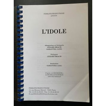 L’IDOLE Movie Script 94p - 9x12 in. - 2002 - Samantha Lang, Leelee Sobieski