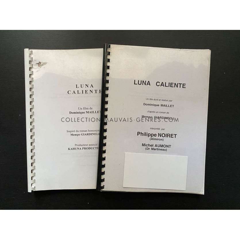 LUNA CALIENTE Movie Scripts 120p, 119p - 9x12 in. - 2009 - Vicente Aranda, Eduard Fernández