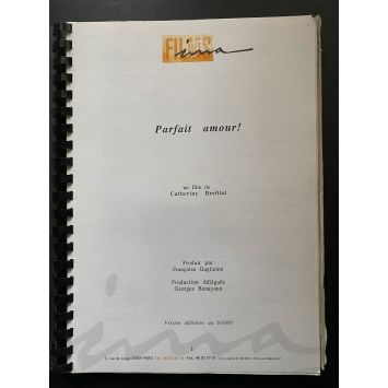 PERFECT LOVE Movie Script 118p - 9x12 in. - 1996 - Catherine Breillat, Isabelle Renauld