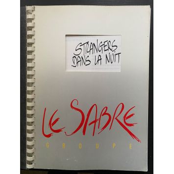 STRANGERS DANS LA NUIT Scénario 98p - 21x30 cm. - 1991 - Karin Viard, Sylvain Madigan