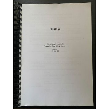 TRALALA Scénario 103p - 21x30 cm. - 2021 - Mathieu Amalric, Arnaud Larrieu