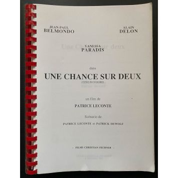 HALF A CHANCE Movie Script 142p - 9x12 in. - 1998 - Patrice Leconte, Jean-Paul Belmondo, Alain Delon