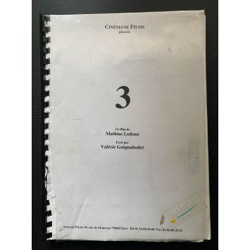 3 BLIND MICE Movie Script 118p - 9x12 in. - 2003 - Mathias Ledoux, Edward Furlong