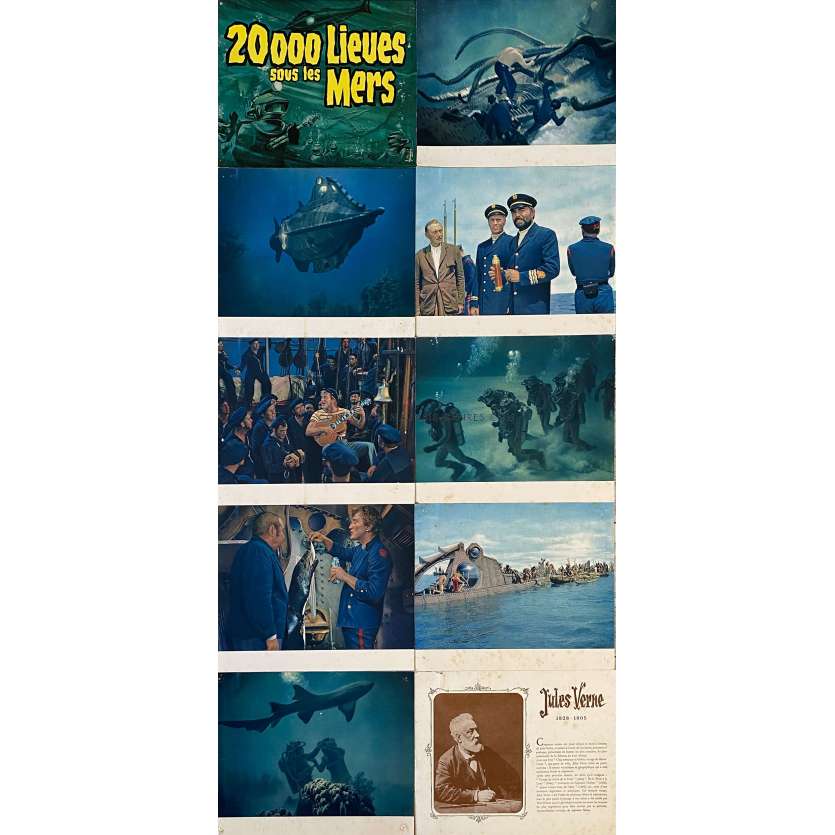 20000 LIEUES SOUS LES MERS Dossier de presse- 24x30 cm. - 1963 - Kirk Douglas, Richard Fleisher