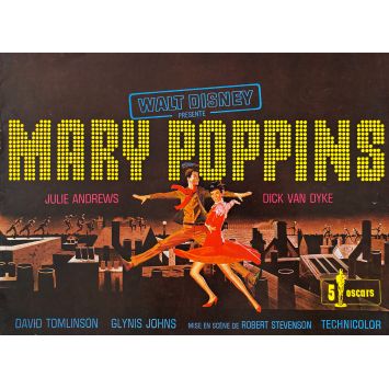 MARY POPPINS Pressbook 8p - 10x12 in. - 1964 - Robert Stevenson, Julie Andrews