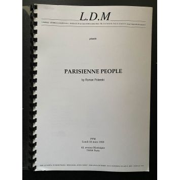 PARISIENNE PEOPLE dossier de presse 20p - 21x30 cm. - 1999 - Roman Polanski, Roman Polanski