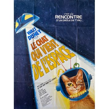LE CHAT QUI VIENT DE L'ESPACE affiche de film- 120x160 cm. - 1978 - Ken Berry, Norman Tokar LE CHAT QUI VIENT DE L'ESPACE affiche de film- 120x160 cm. - 1978 - Ken Berry, Norman Tokar