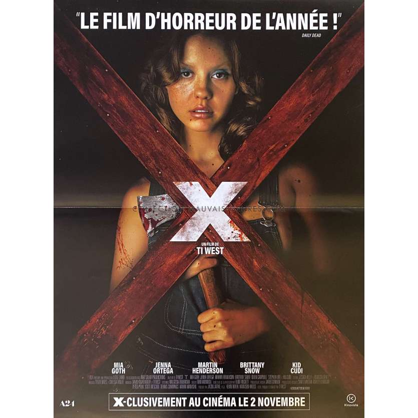 X French Movie Poster 15x21 in. 2022