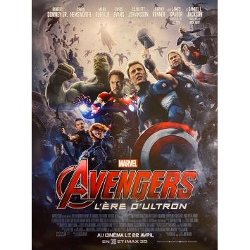 THE AVENGERS 2 L'AGE D'ULTRON Movie Poster- 15x21 in. - 2015 - Joss Whedon, Robert Downey Jr.