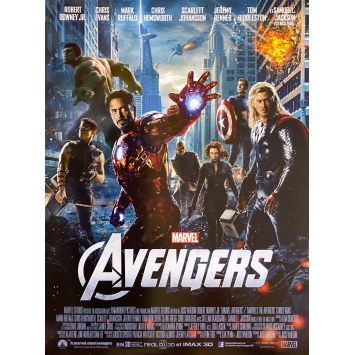 THE AVENGERS Affiche de film- 40x54 cm. - 2012 - Robert Downey Jr., Joss Whedon