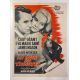 LA MORT AUX TROUSSES Affiche de film entoilée- 60x80 cm. - 1959 - Cary Grant, Alfred Hitchcock