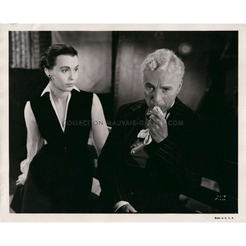 LES FEUX DE LA RAMPE photo de presse CC-8 - 20x25 cm. - 1952 - Charlot, Charlie Chaplin