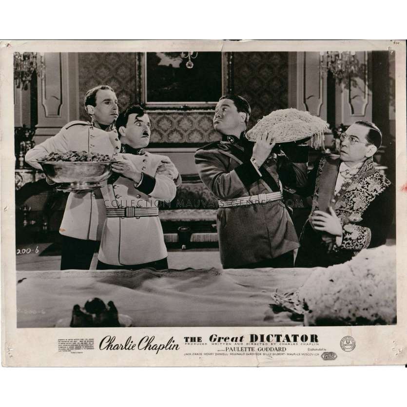 THE GREAT DICTATOR Movie Still 200-6 - 8x10 in. - 1940 - Charles Chaplin, Paulette Goddard