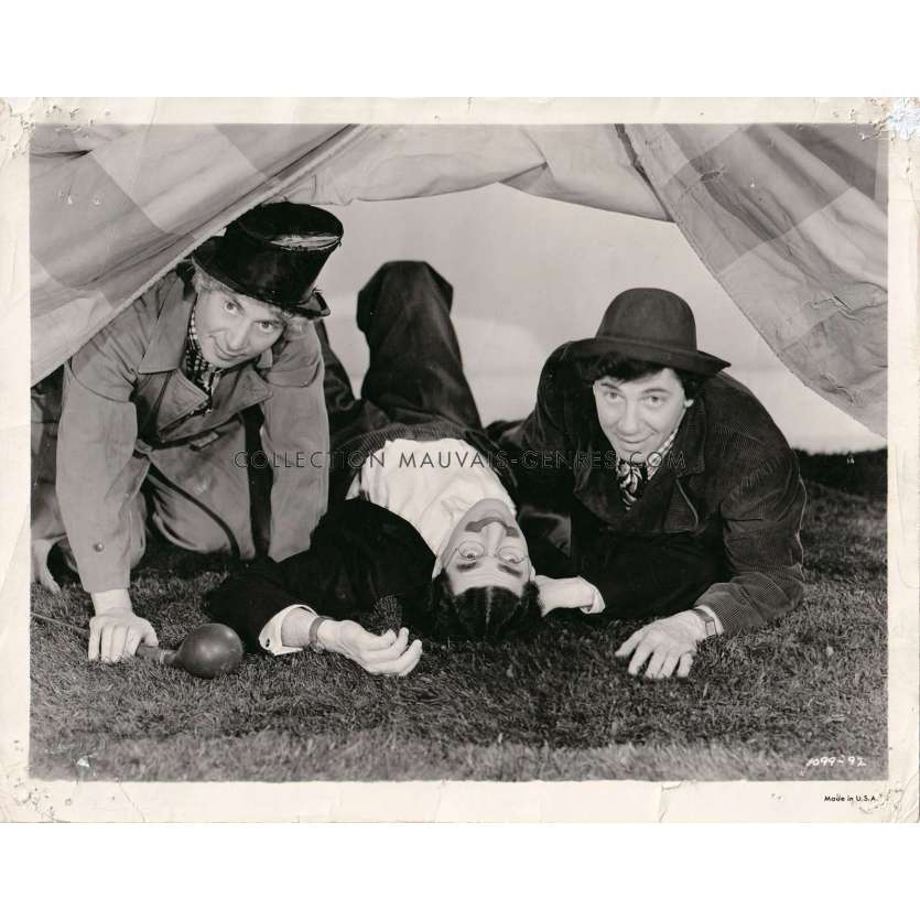 UN JOUR AU CIRQUE photo de presse 1099-92 - 20x25 cm. - 1939 - Groucho Marx, Marx Brothers