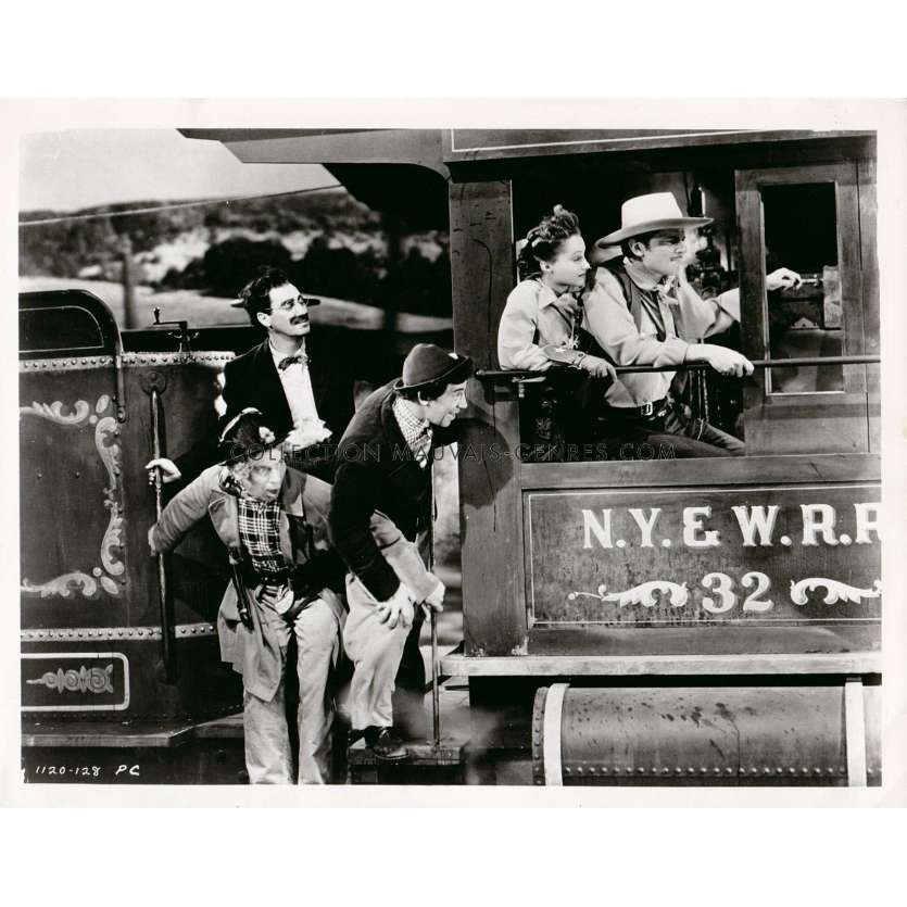 GO WEST Movie Still 1120-128 - 8x10 in. - 1940/R1960 - Marx Brothers, Groucho Marx