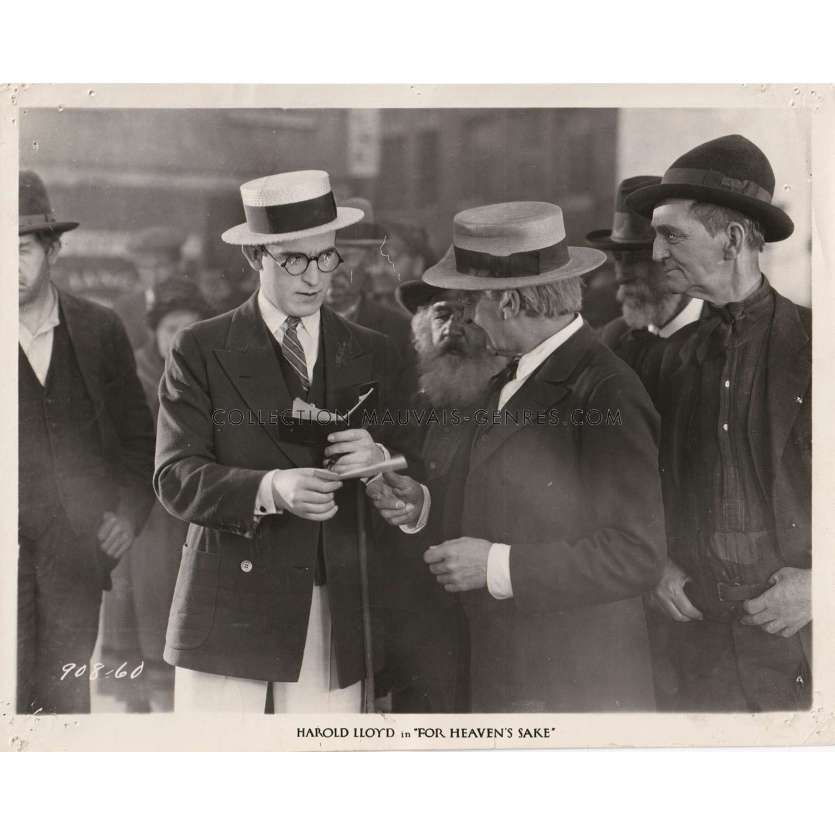 POUR L'AMOUR DU CIEL photo de presse 908-60 - 20x25 cm. - 1926 - Harold Lloyd, Sam Taylor