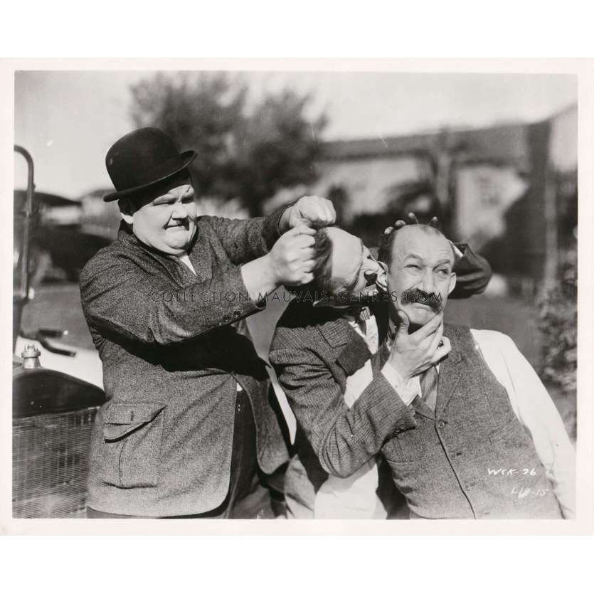ŒIL POUR ŒIL (1929) photo de presse WCK-76 - 20x25 cm. - 1928/R1950 - Olivier Hardy, Stan Laurel