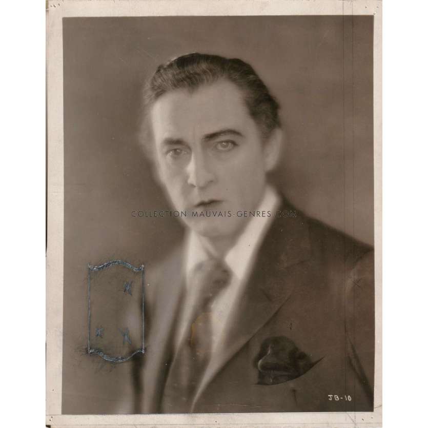 JOHN BARRYMORE (1928) Movie Still JB-10 - DeLuxe - 8x10 in. - 1928 - 0, 0