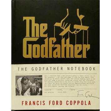 THE GODFATHER NOTEBOOK Signed Book- 9x11,5 in. - 2016 - Francis Ford Coppola, Marlon Brando