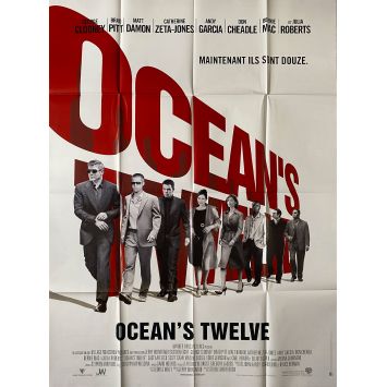 OCEAN'S TWELVE Affiche de film- 120x160 cm. - 2004 - George Clooney, Steven Soderbergh