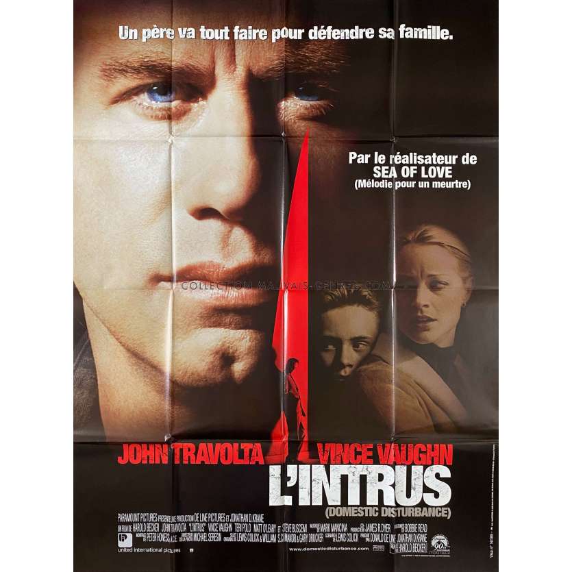 L'INTRUS Affiche de film- 120x160 cm. - 2001 - John Travolta, Harold Becker