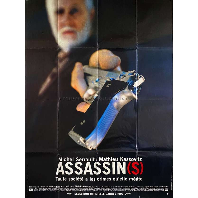 ASSASSIN(S) Affiche de film- 120x160 cm. - 1997 - Michel Serrault, Mathieu Kassovitz