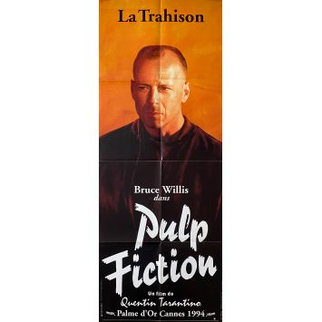 PULP FICTION Affiche de film- 60x160 cm. - 1994 - Uma Thurman, Quentin Tarantino