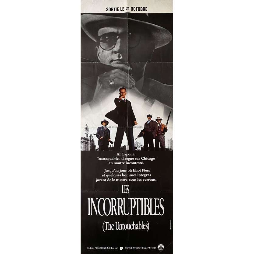 THE UNTOUCHABLES Movie Poster- 23x63 in. - 1987 - Brian de Palma, Kevin Costner